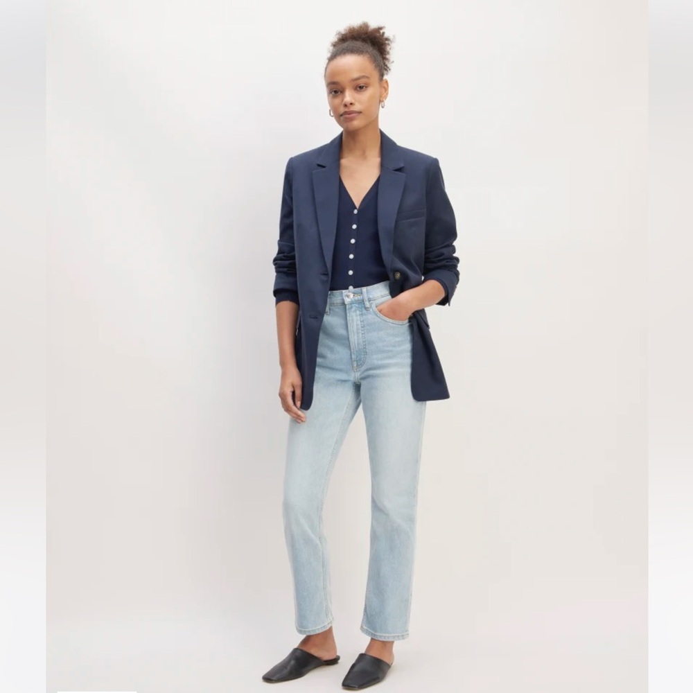 Everlane Women's High Rise Jeans - Light Blue